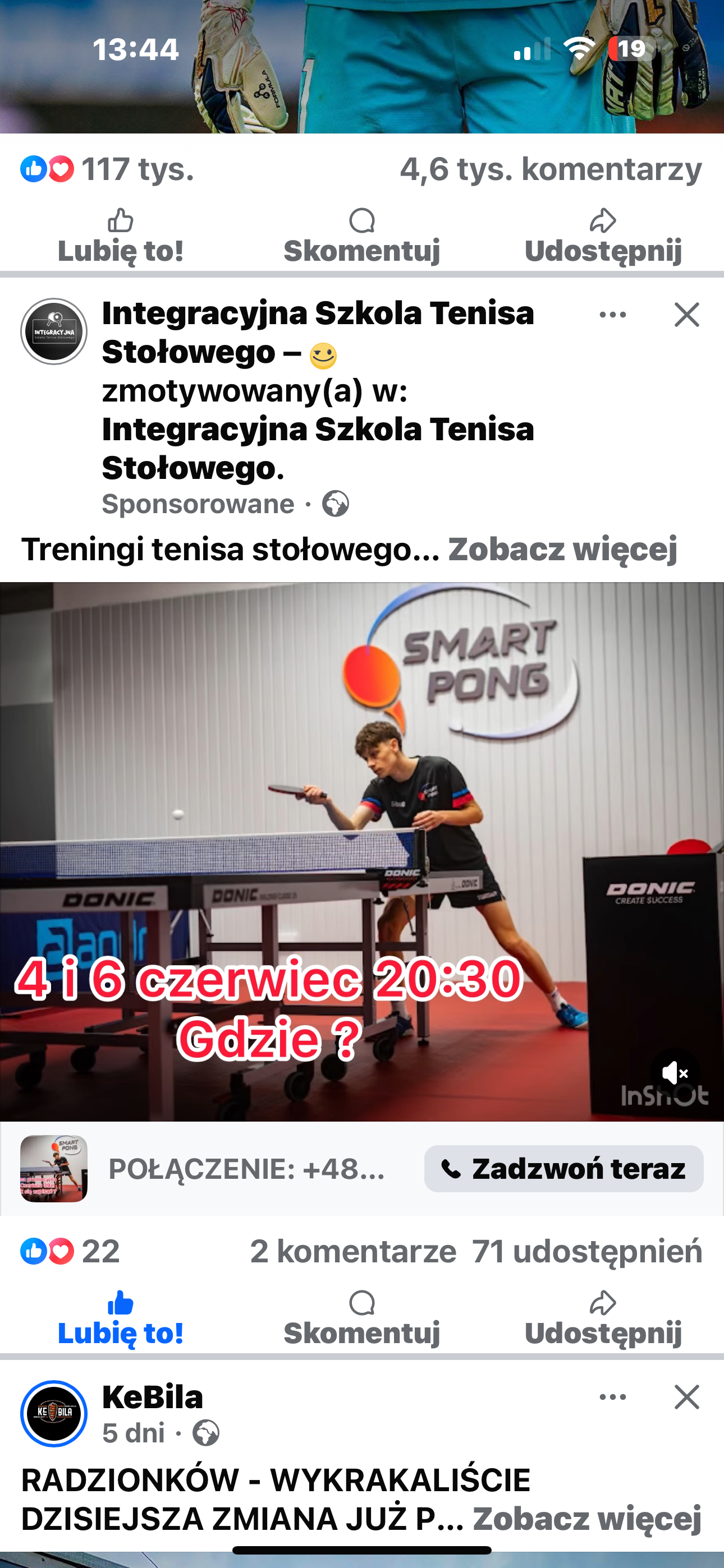 Plakat treningu Trening otwarty dla Amatorów