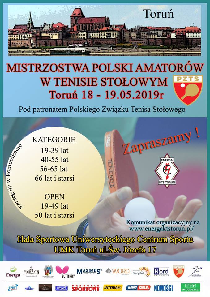 Plakat turnieju Mistrzostwa Polski Amatorów 