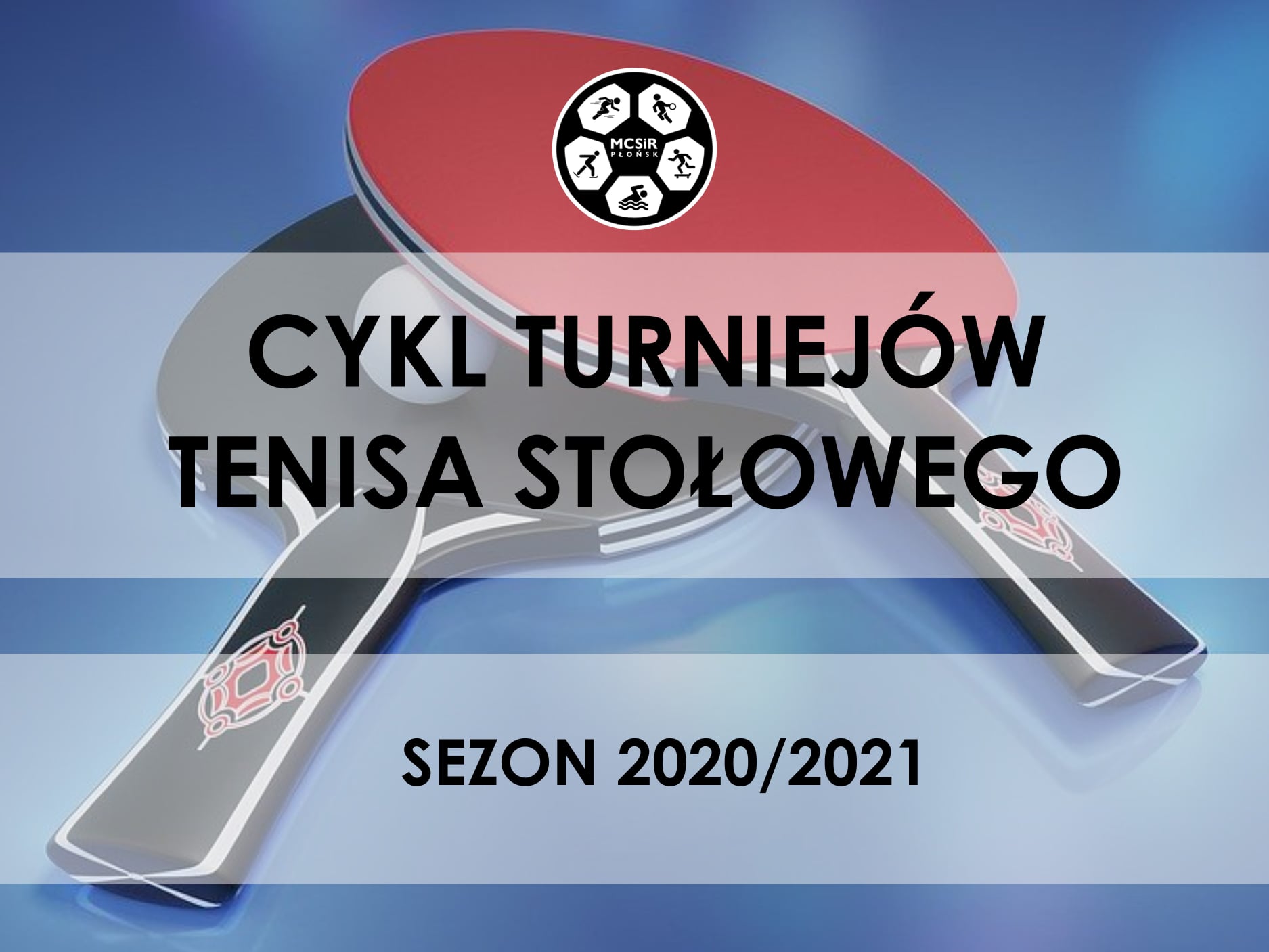 Plakat turnieju Cykl Turniejów w Płońsku 2020/2021- 1 turniej