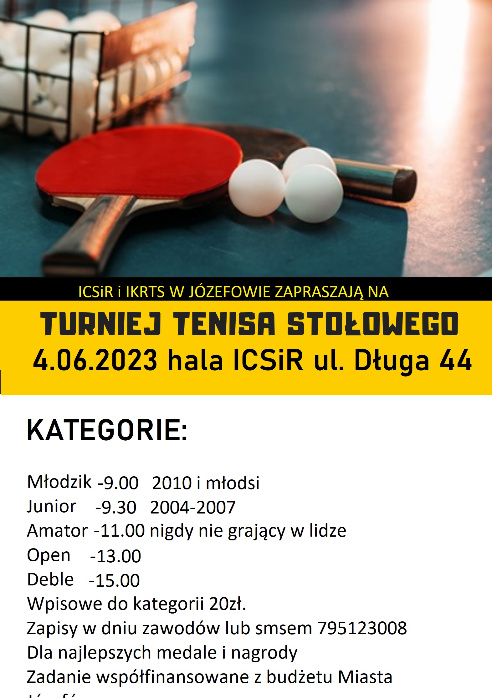Plakat turnieju Turniej Józefów