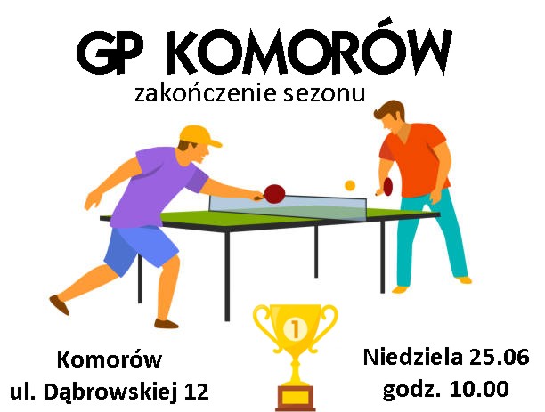 Plakat turnieju X GP Komorowa 25 czerwca 2023
