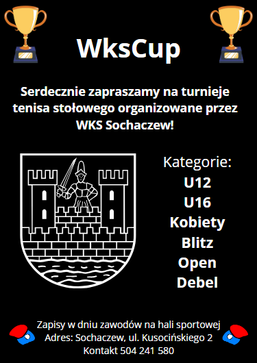Plakat turnieju Finał WKSCup 30 czerwca Sochaczew