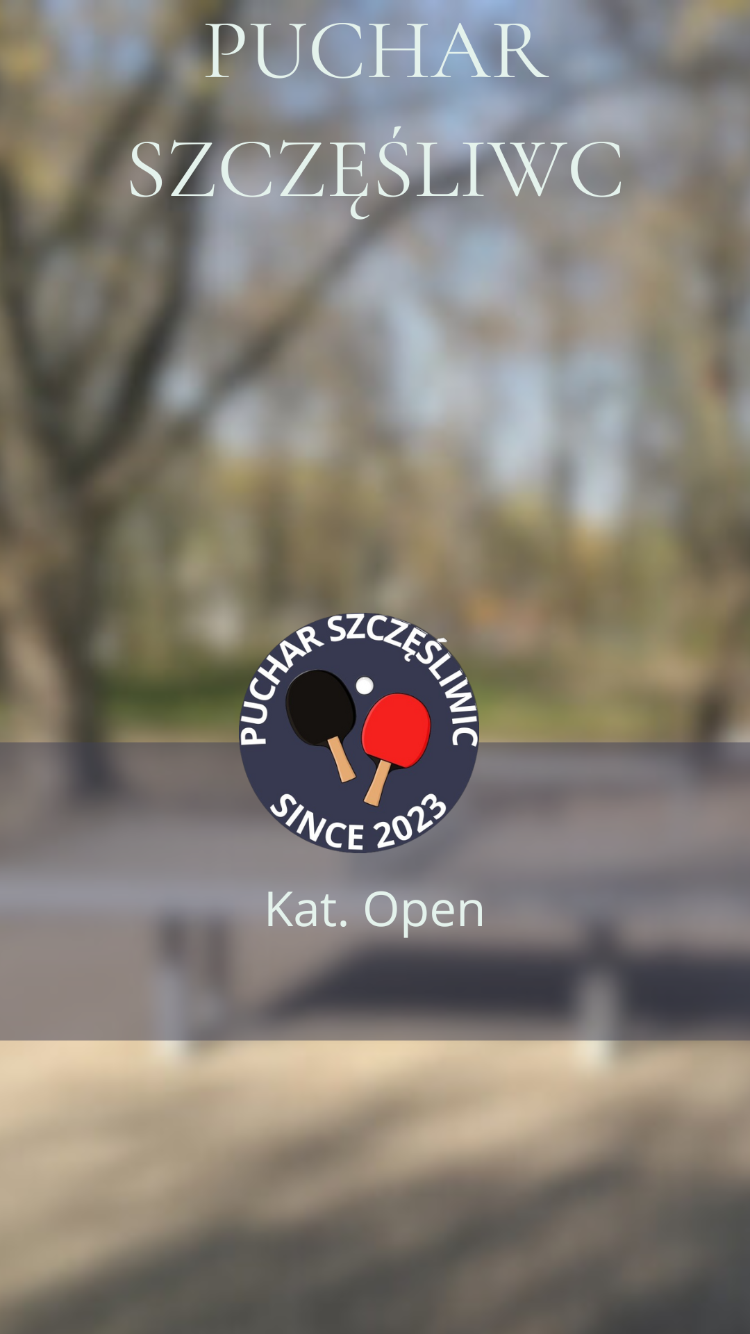 Plakat turnieju Puchar Szczęśliwic 2024