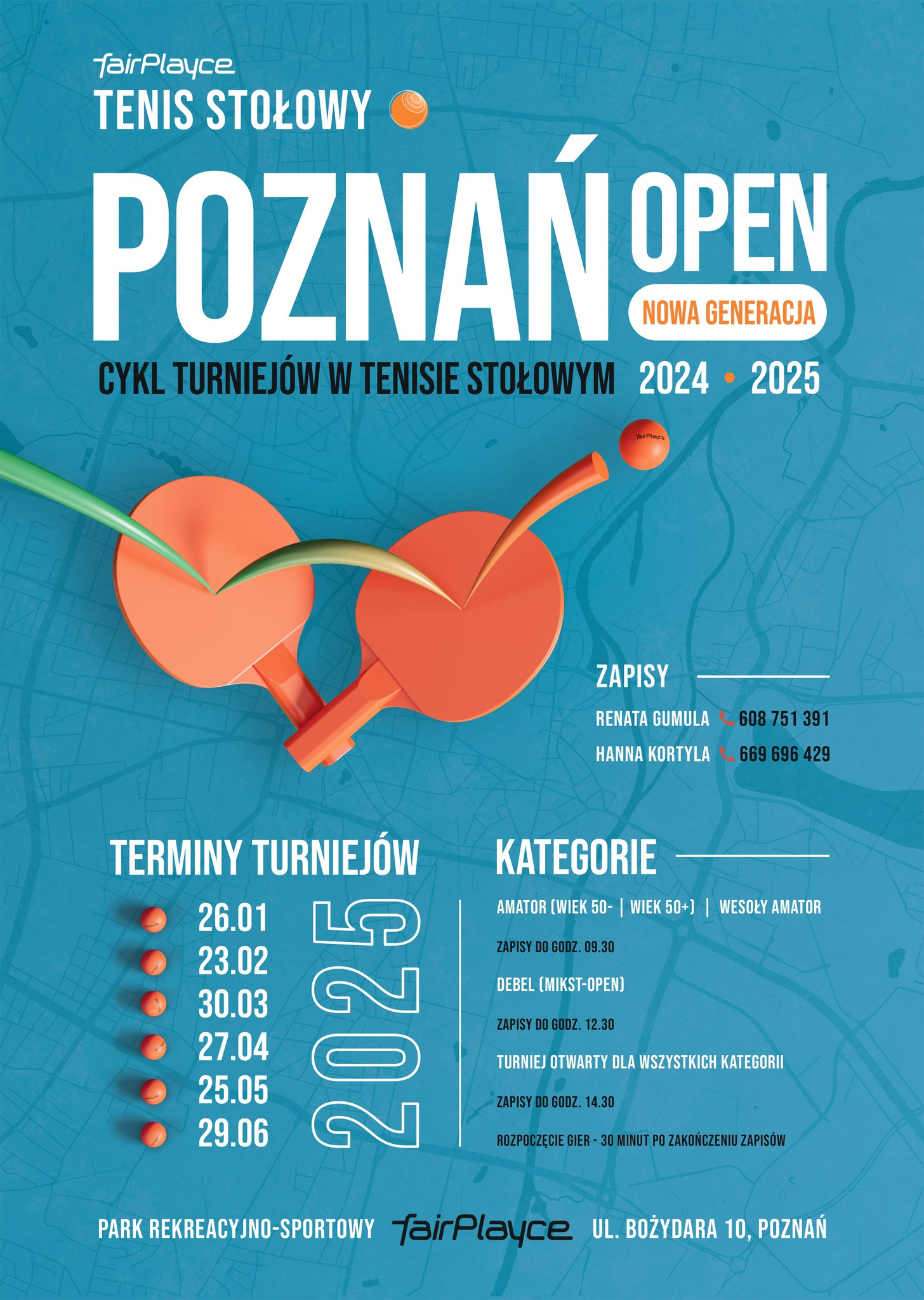 Plakat turnieju Poznań Open - Nowa Generacja (25 maja 2025)